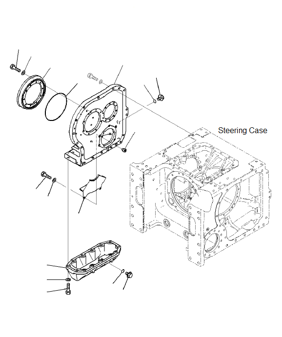 FINAL DRIVE ASS'Y, R.H 134-27-00340 KOMATSU