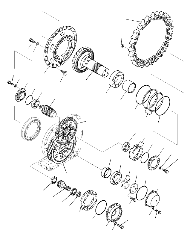 Корпус 14X-27-11115 KOMATSU