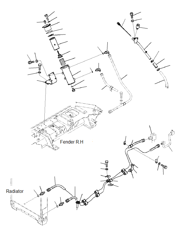 Заполнитель 134-49-67231 KOMATSU