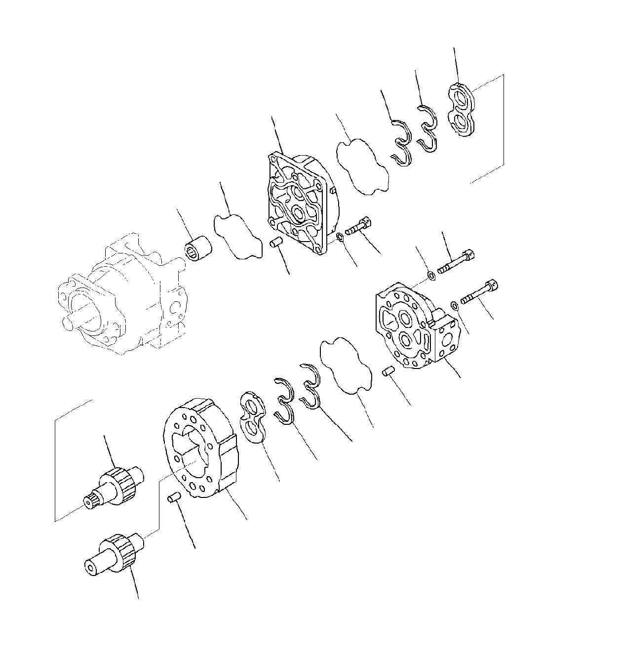 Насос в сборе (SAR (4) 180) 705-22-45050 KOMATSU