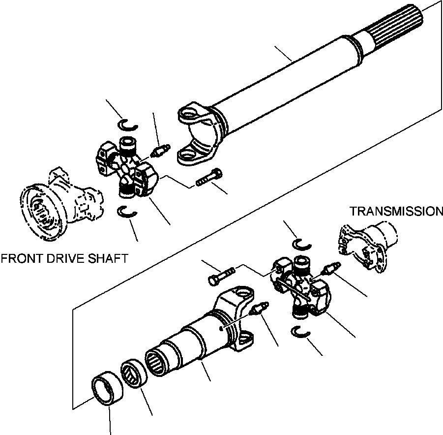 DRIVE SHAFT ASS'Y,CENTER 418-20-12112 KOMATSU