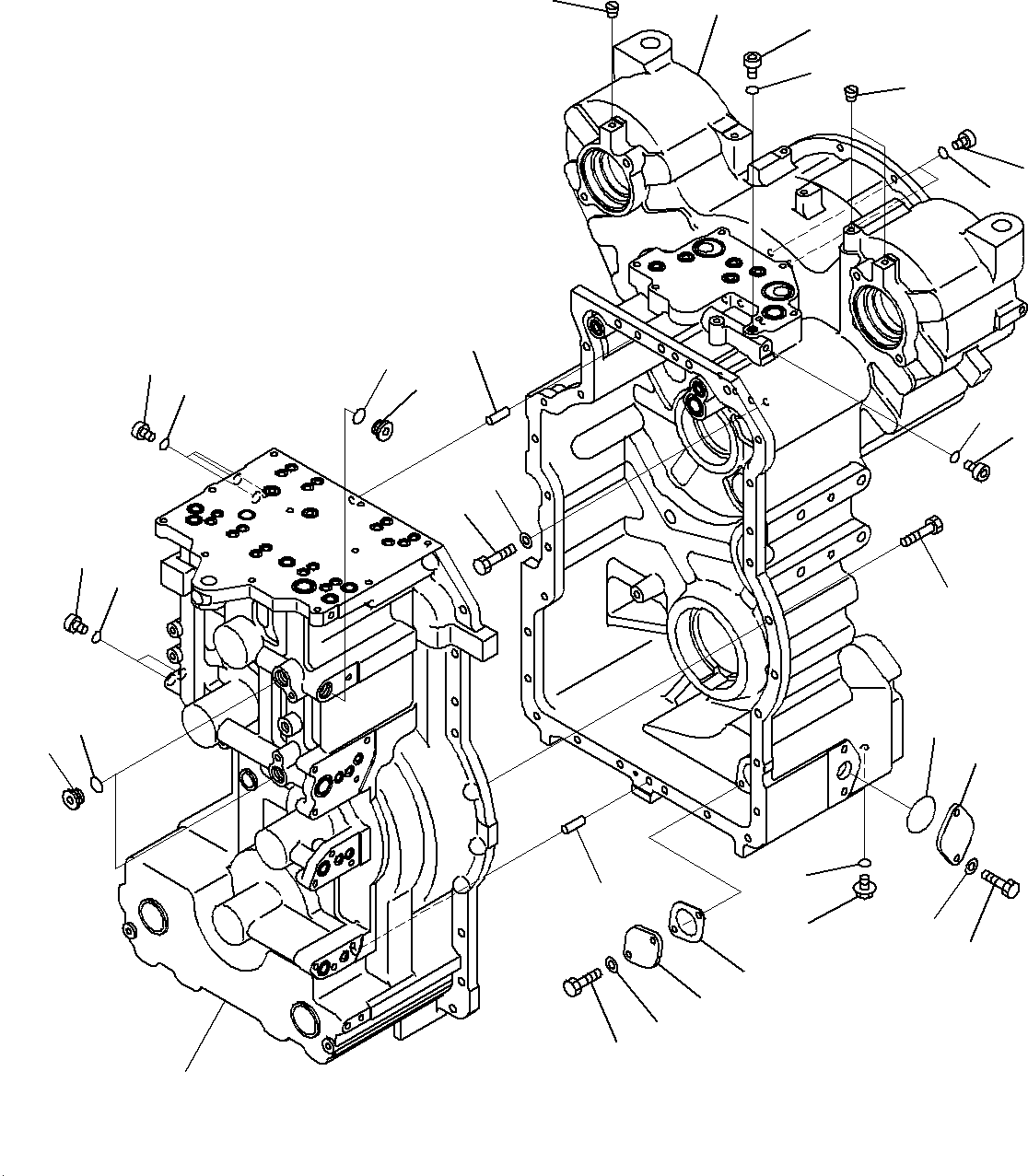 Коробка передач в сборе 23H-13-10000 KOMATSU