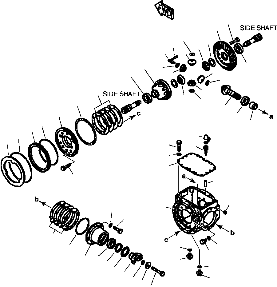 PINION ASS'Y 418-22-21600 KOMATSU
