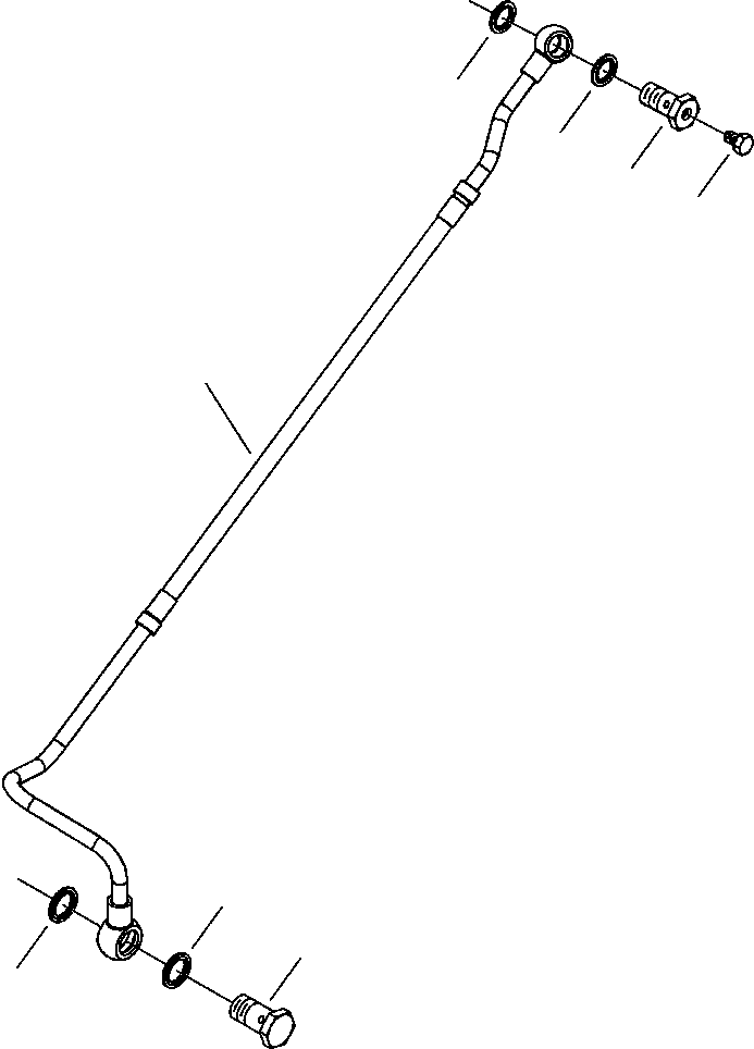 SCREW, BANJO CONNECTOR 6732-71-5880 KOMATSU