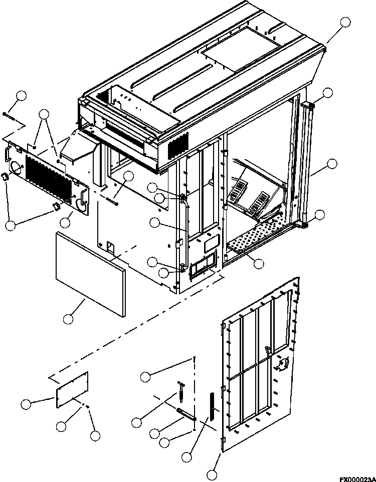 COVER, FLOOR 4A1-53-10351 KOMATSU