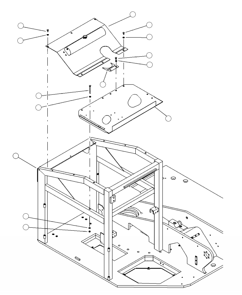 PANEL, MUFFLER FILLER 14607KF KOMATSU
