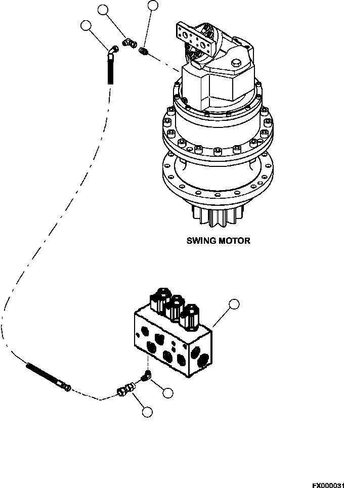 Шланг в сборе 4A1-62-10440 KOMATSU