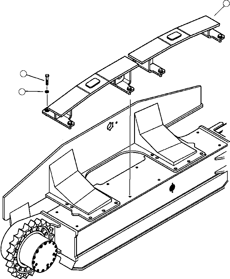 SLIDER, TRACK 4A1-30-11211 KOMATSU