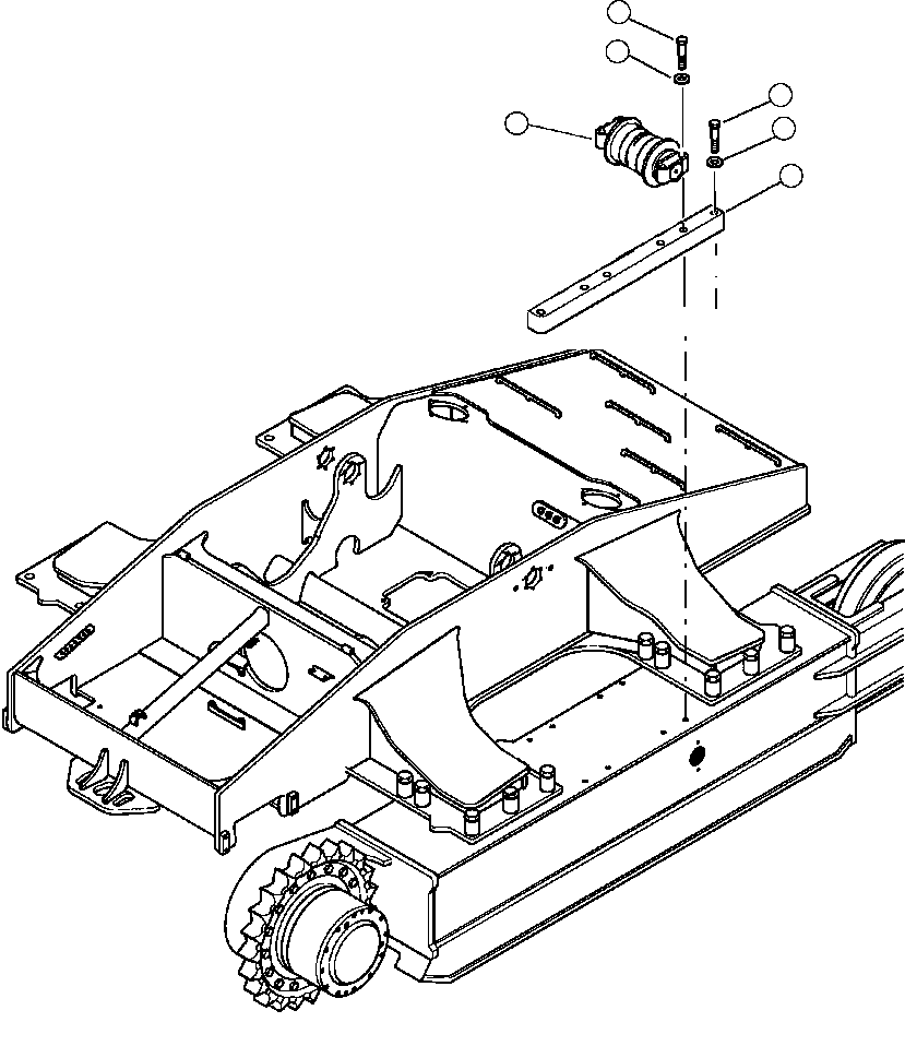 Планка 4A1-30-11320 KOMATSU