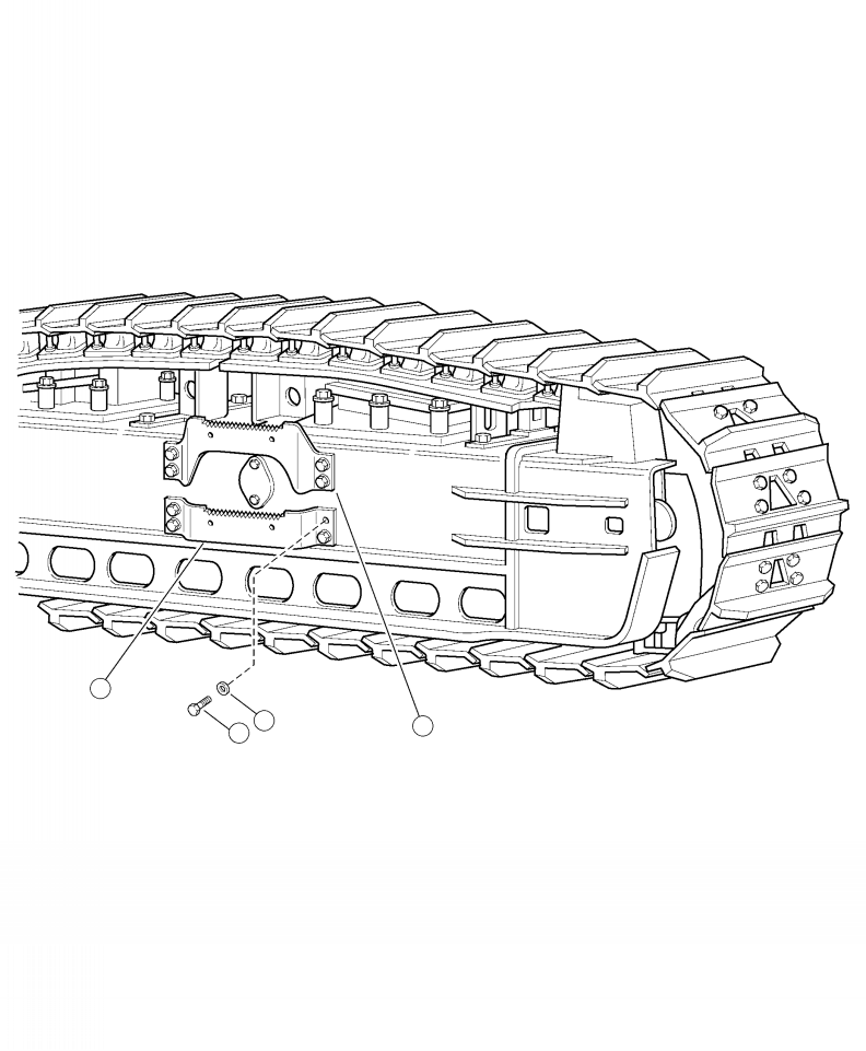 STEP (FOR 700 MM WIDE TRACK SHOE) 4A1-30-10690 KOMATSU