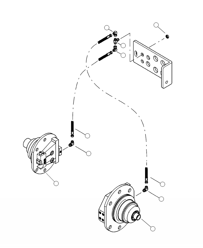 HOSE ASSEMBLY (2053 04-04OS-05JS) 83027KF KOMATSU
