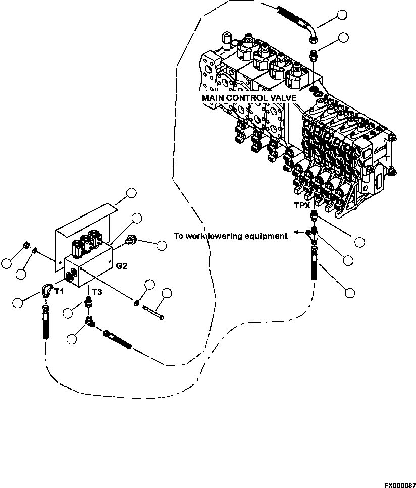 HOSE (2042 04-04OS-0409) 15274KF KOMATSU