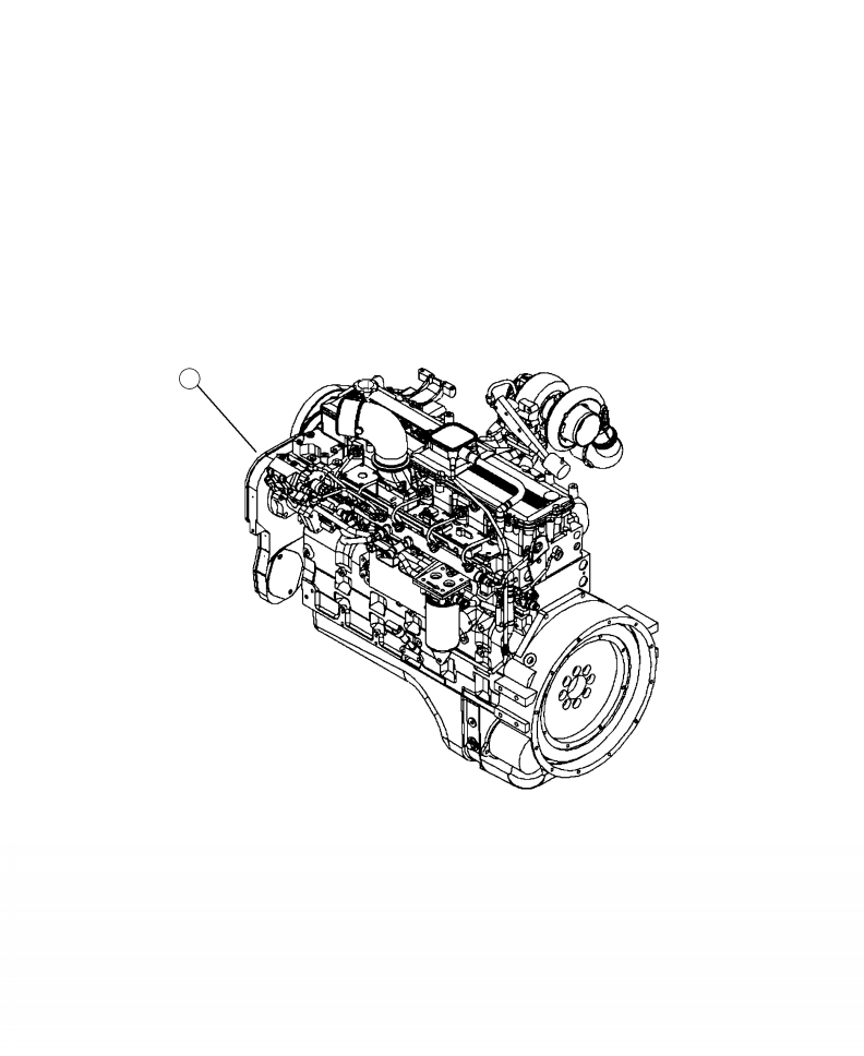 ENGINE, PRODUCTION AND SERVICE 81673KF KOMATSU
