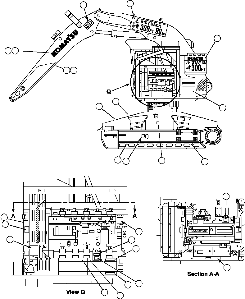 PLATE, L.H. XT450L-2 4A1-00-10340 KOMATSU