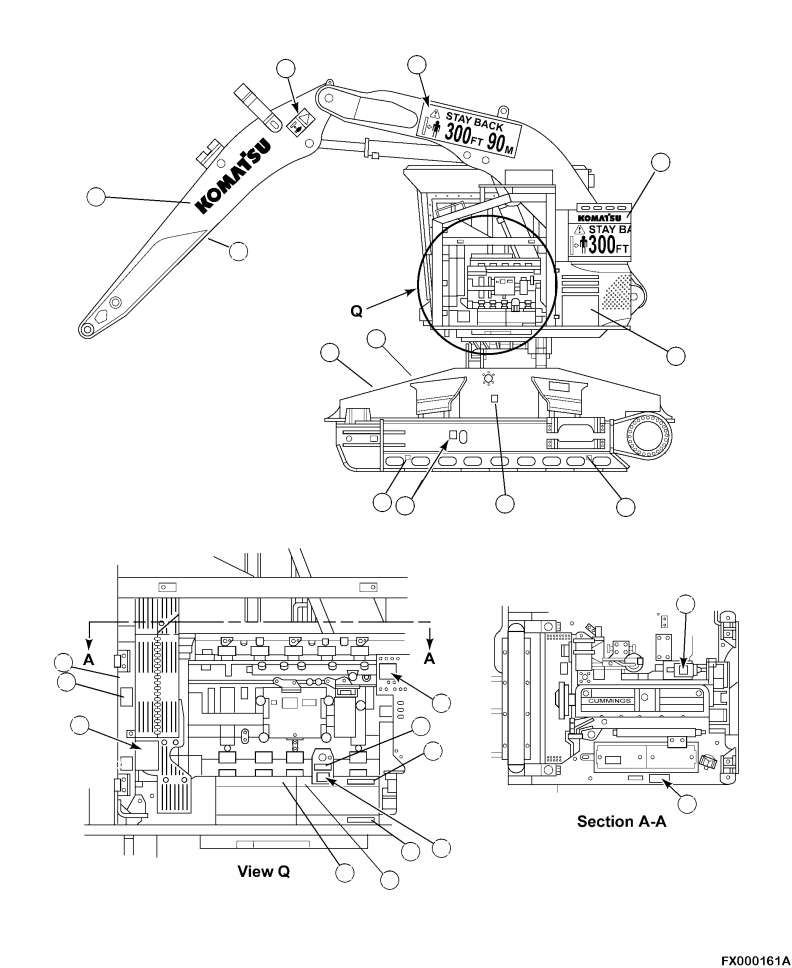 PLATE, L.H. XT460L-3 4A1-00-10430 KOMATSU