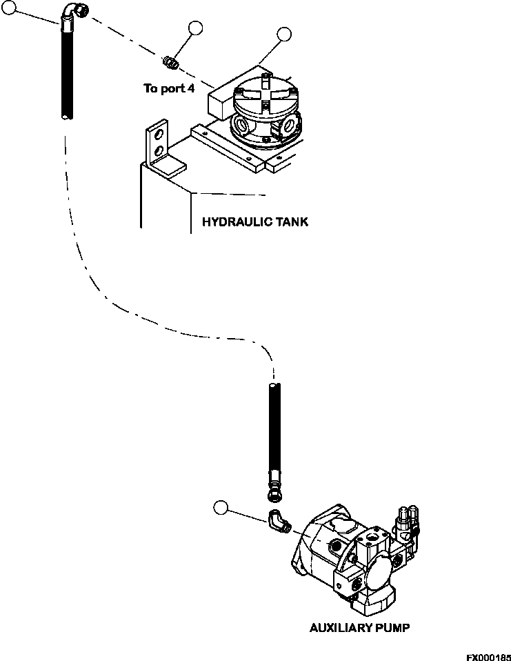 Шланг в сборе 4A1-62-20560 KOMATSU