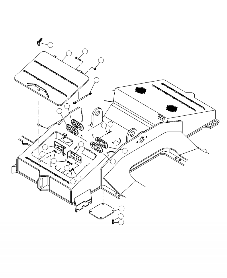 COVER, LOWER 82165KF KOMATSU