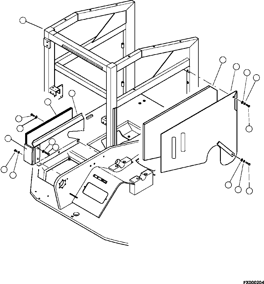 GUARD, TEST PORT 4A1-54-10680 KOMATSU