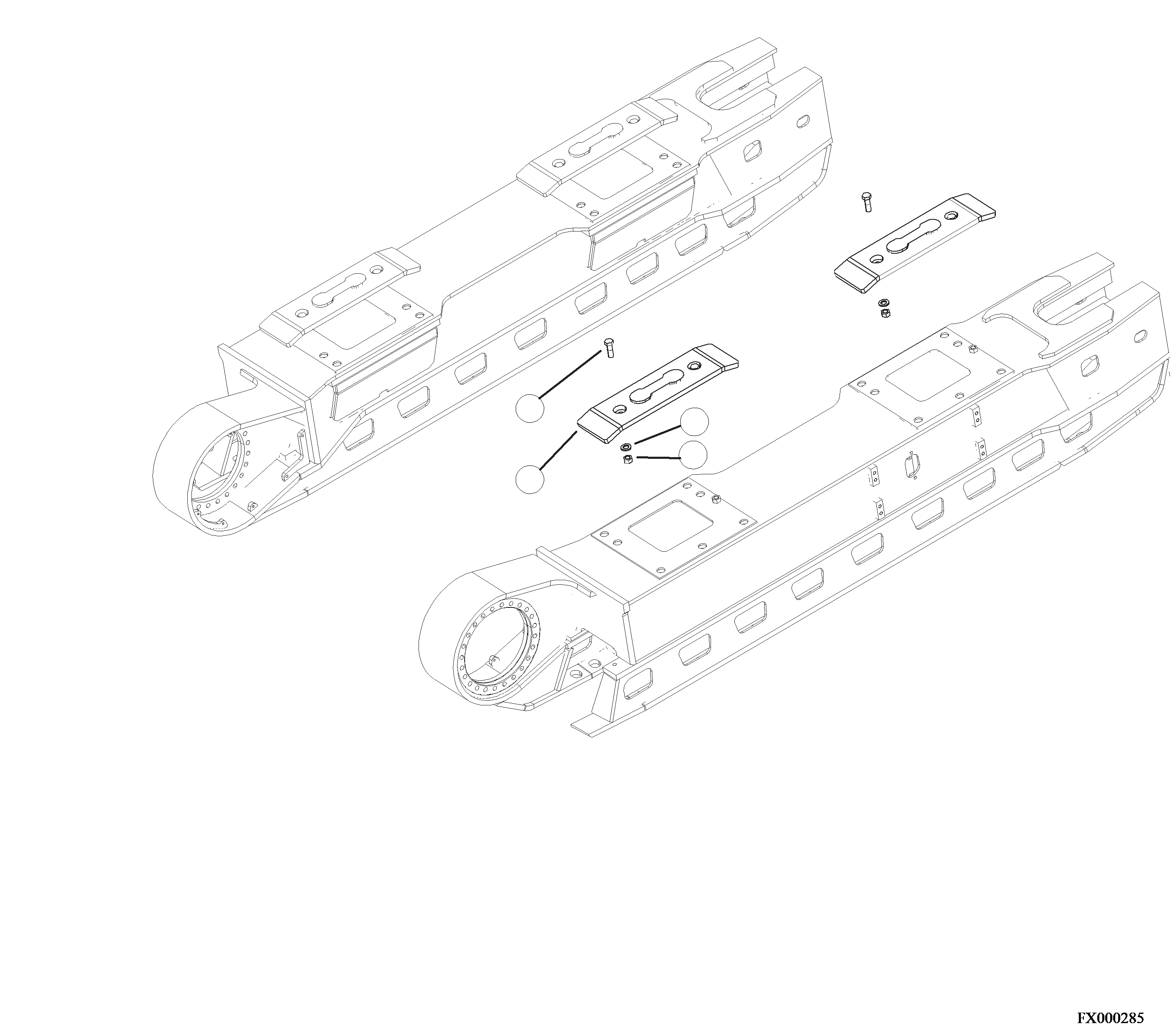 SLIDER, TRACK 4A1-30-11680 KOMATSU