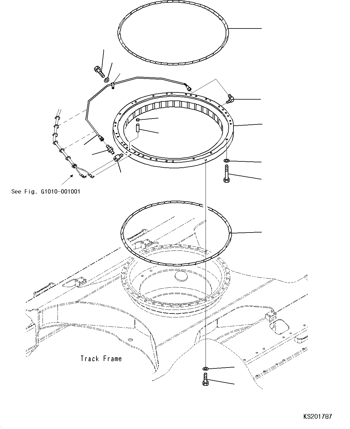Swing Circle Assembly 206-25-00200 KOMATSU