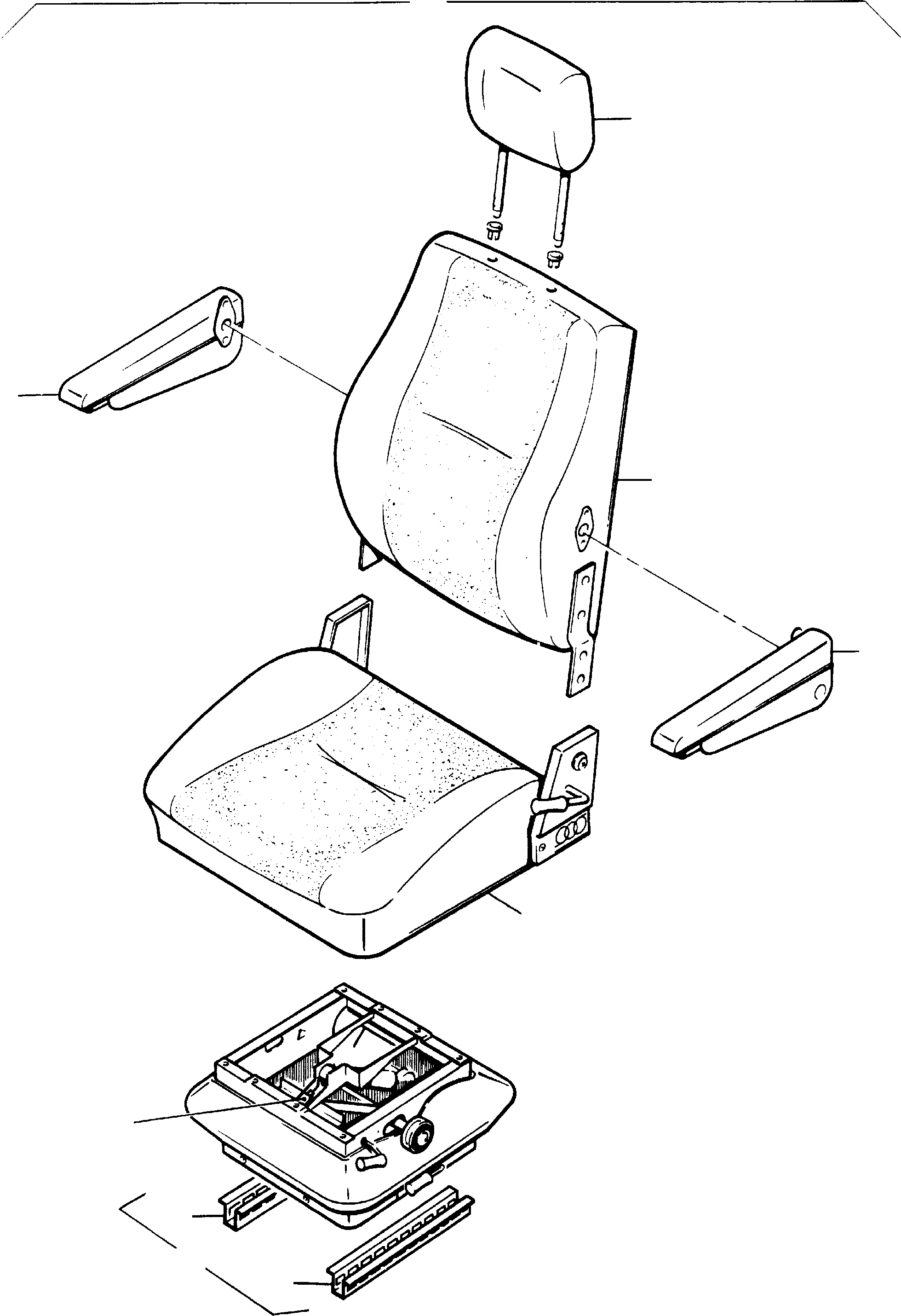 Cushion, assy. 960 784 KOMATSU
