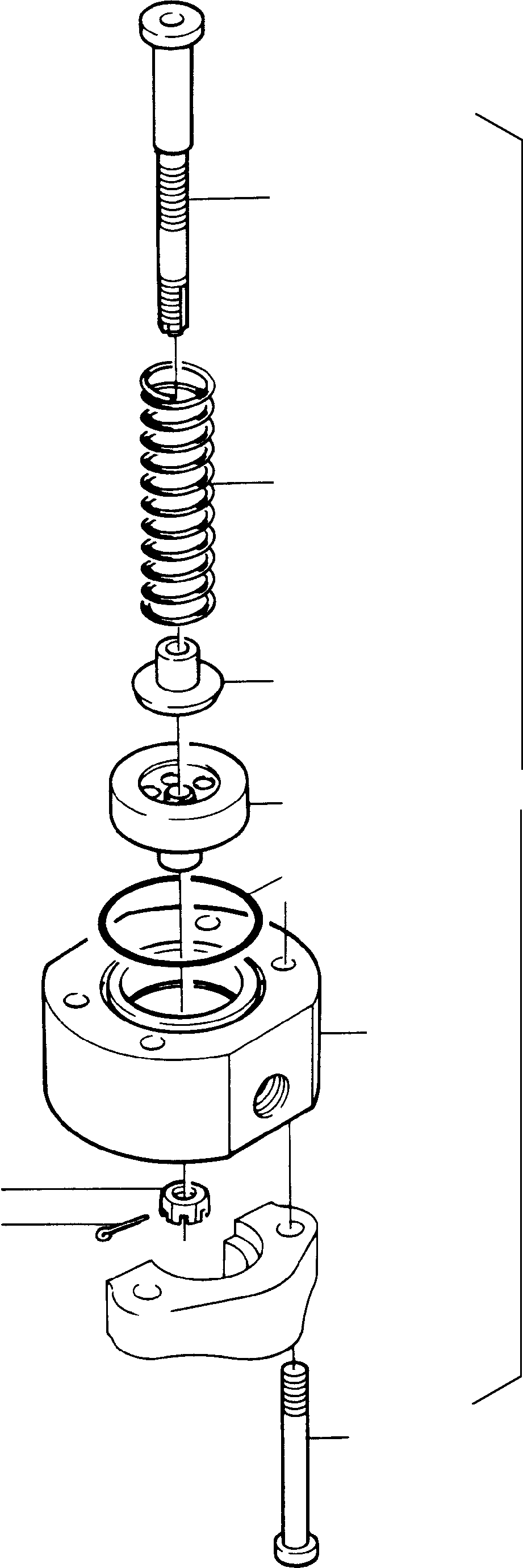 Valve bearing 236 896 40 KOMATSU
