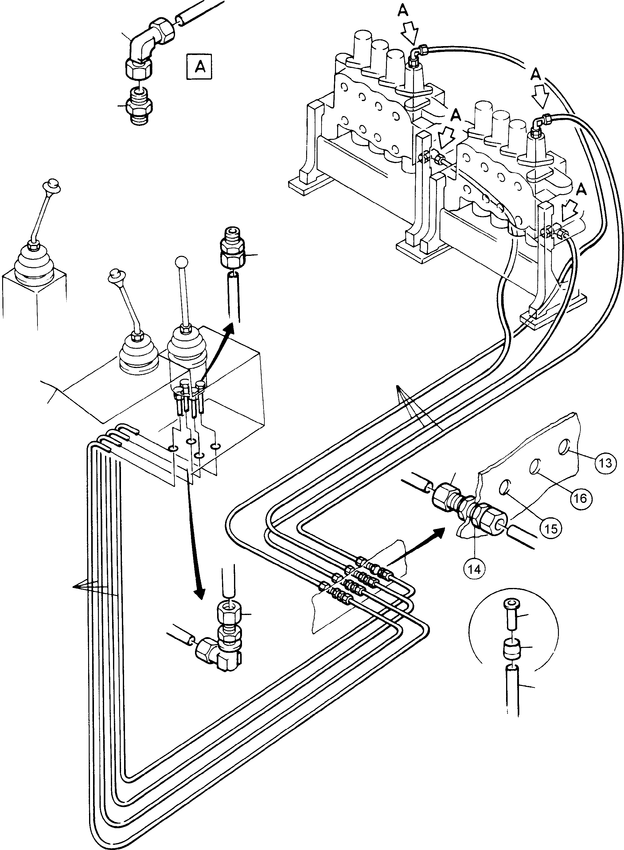 Соединительный штуцер 374 452 99 KOMATSU
