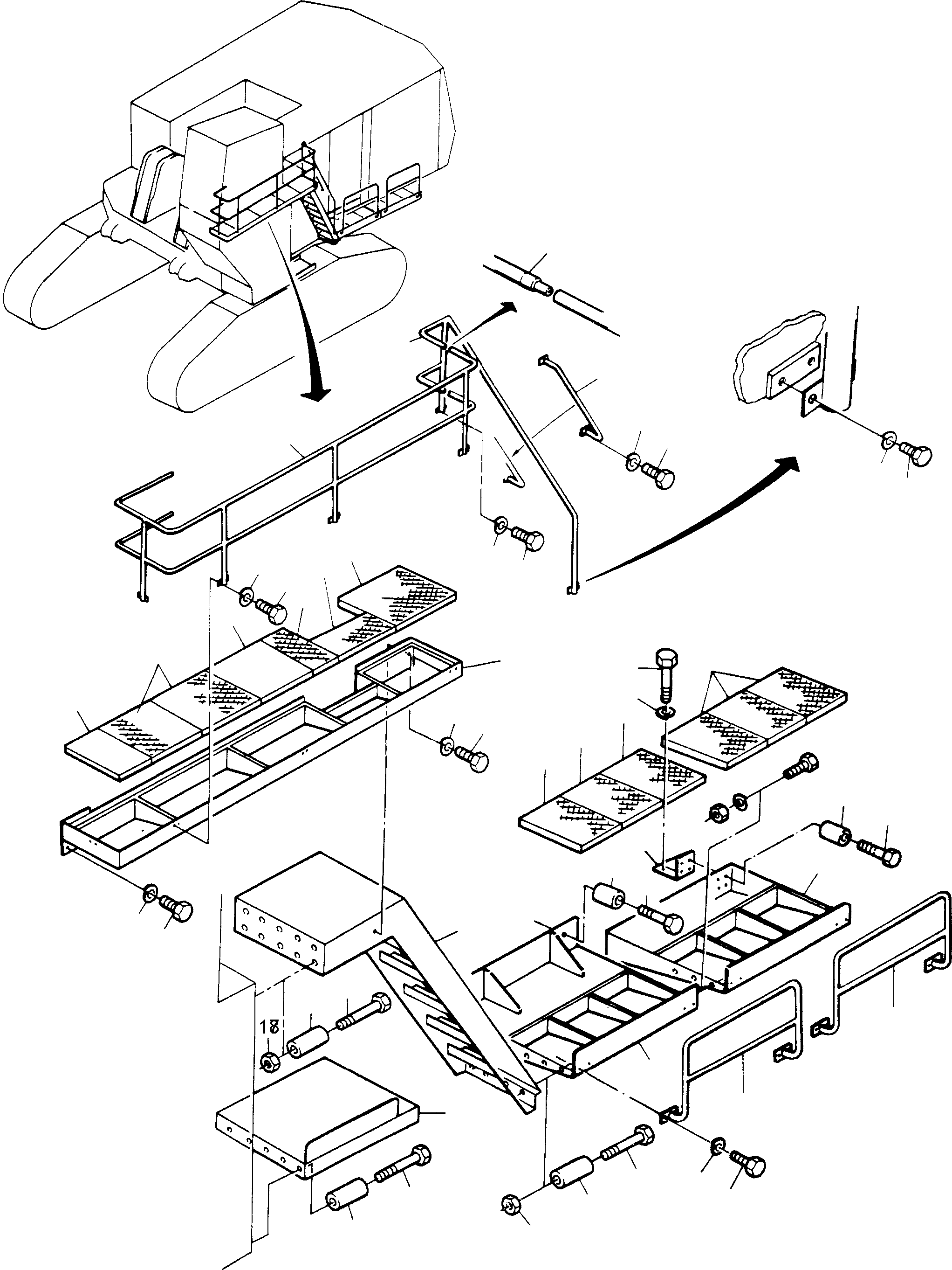 Консоль 357 840 40 KOMATSU