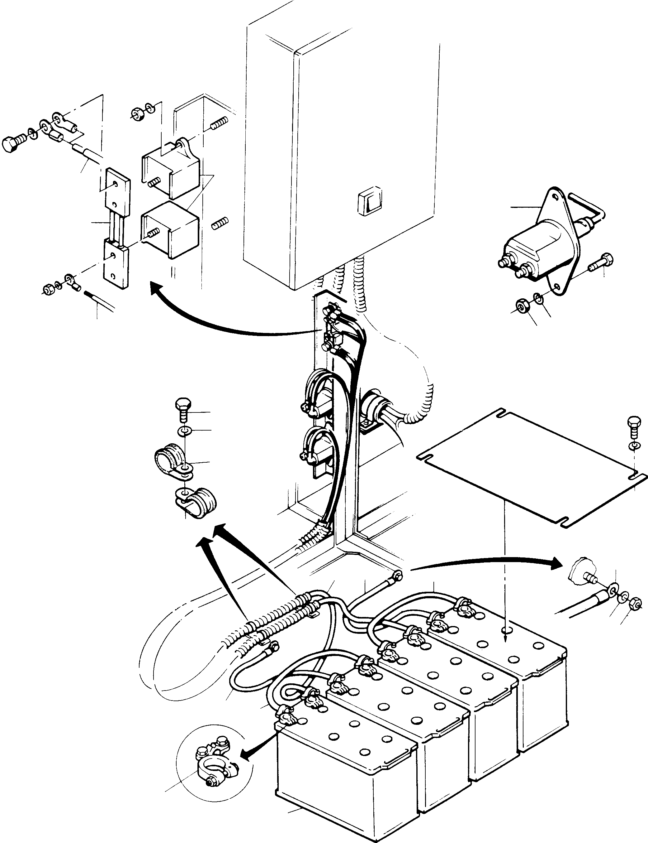 Battery switch 159 984 40 KOMATSU