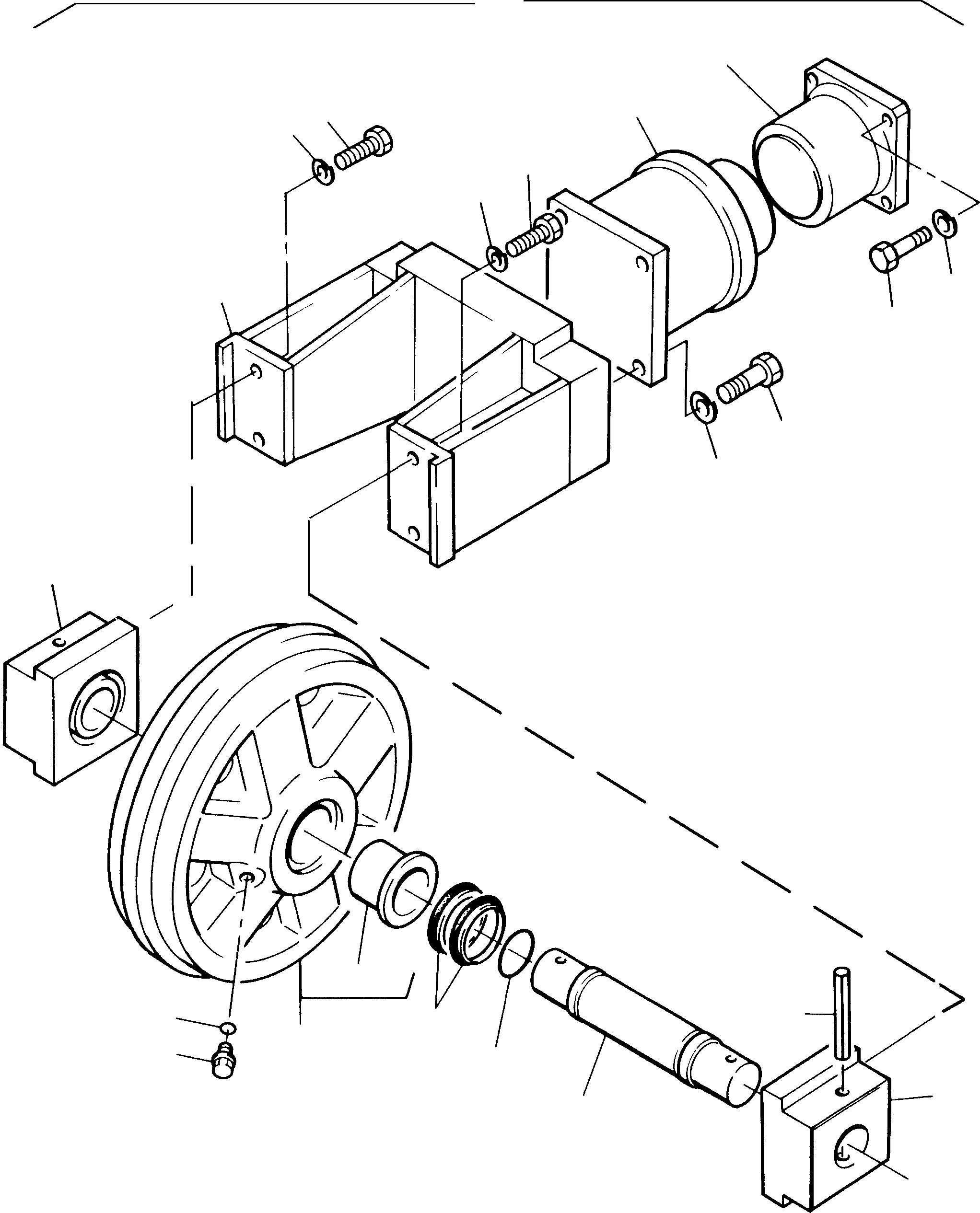 Axle 298 976 40 KOMATSU