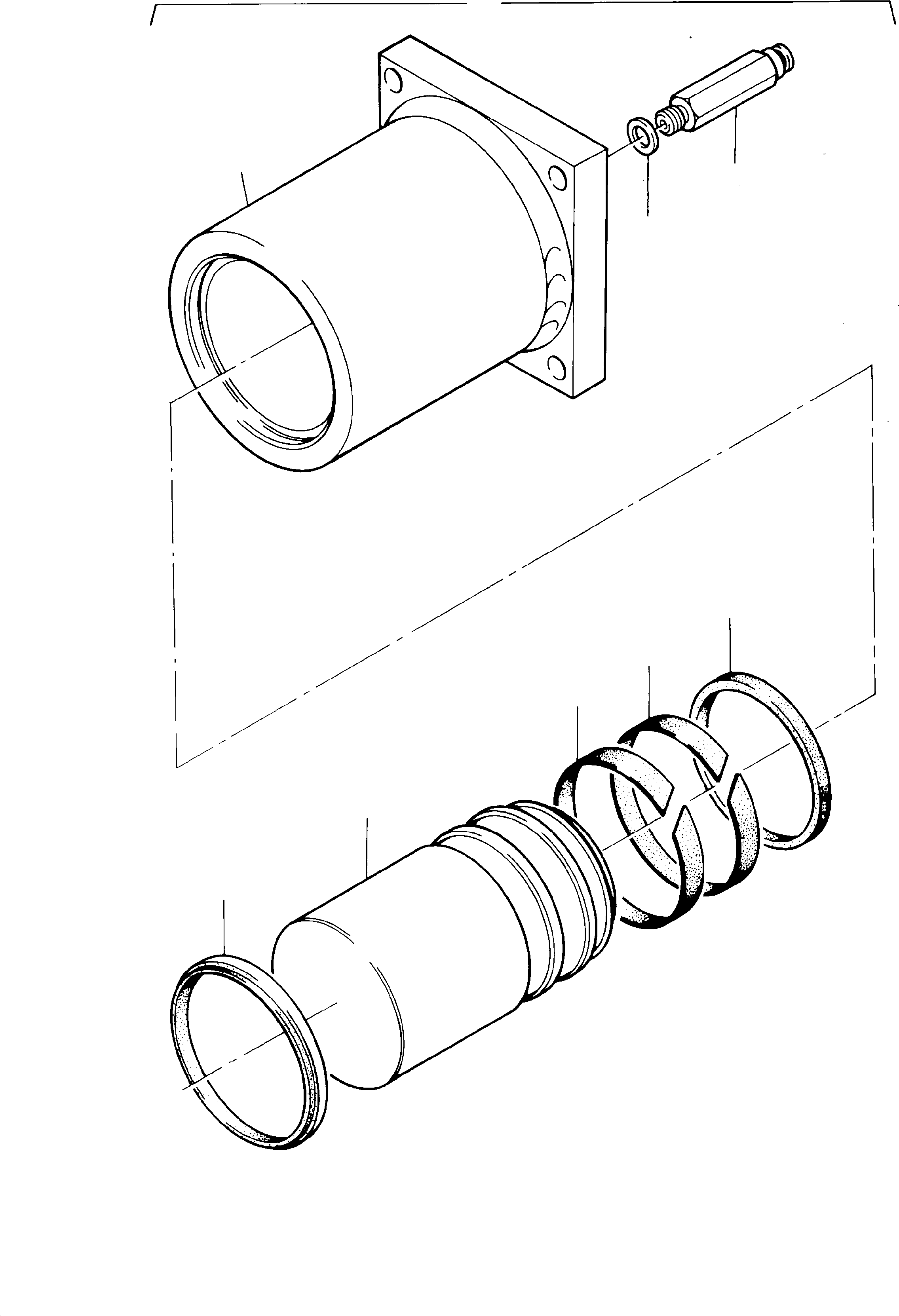 Sealing kit fig.no. 03,05,06 and 08 692 344 KOMATSU