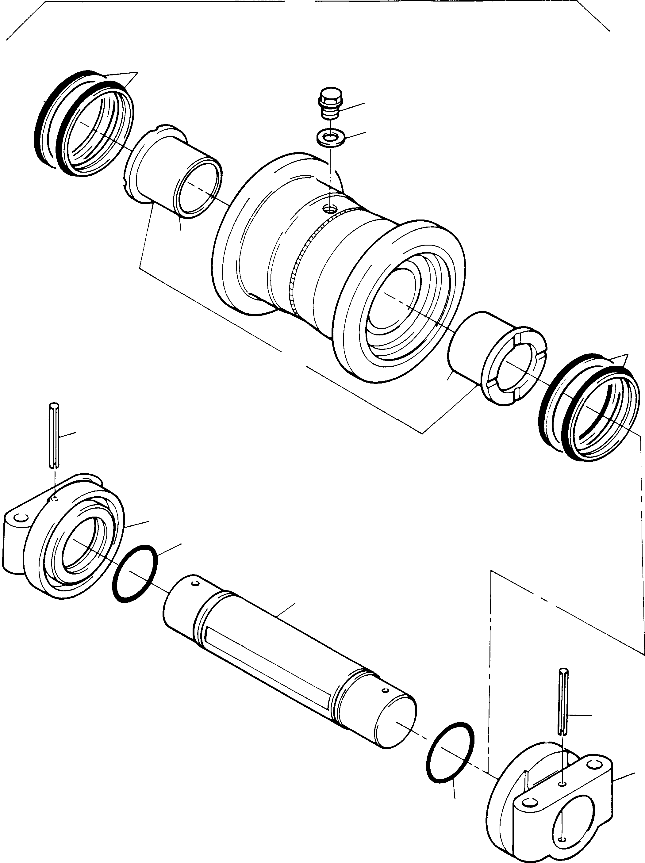 Seal kit fig-nos. 02,06+09 692 343 KOMATSU