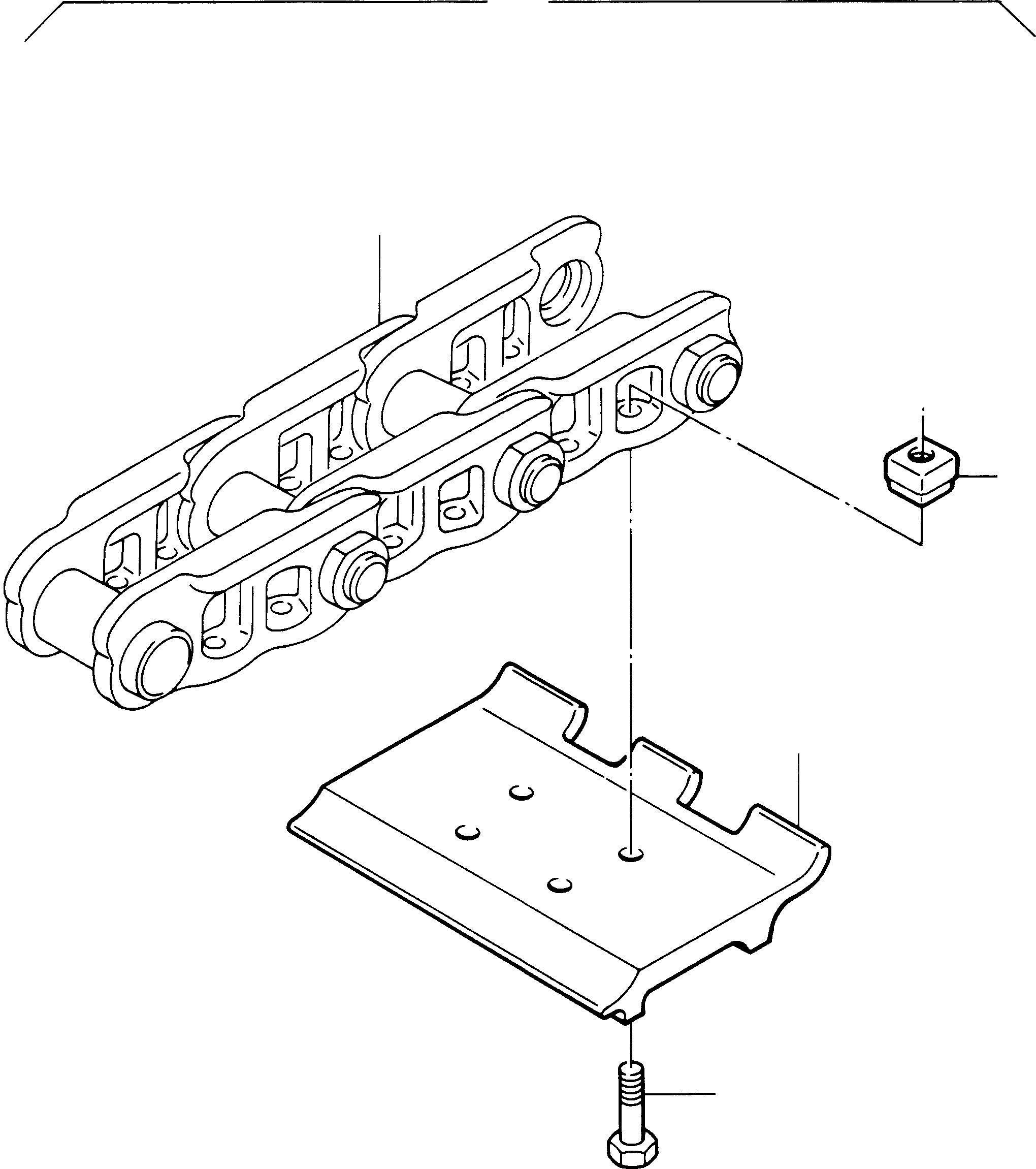 Plate 1000 mm 331 172 40 KOMATSU