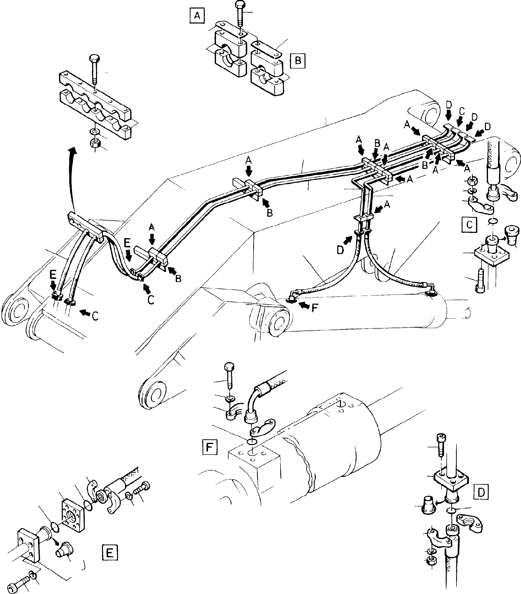 Pipe assy. Ø 38 692 142 KOMATSU