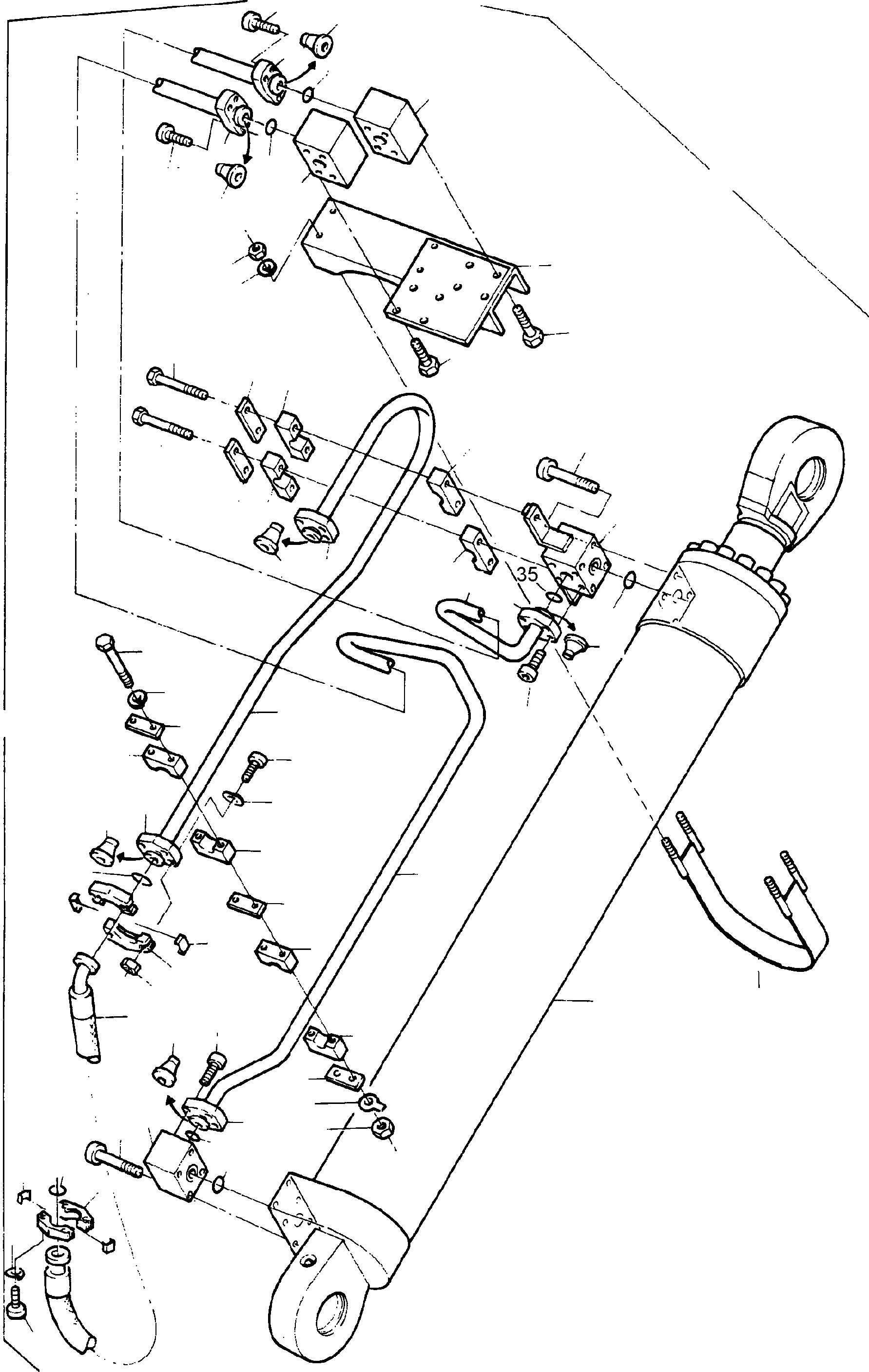 Pipe assy. Ø 38 771 447 KOMATSU