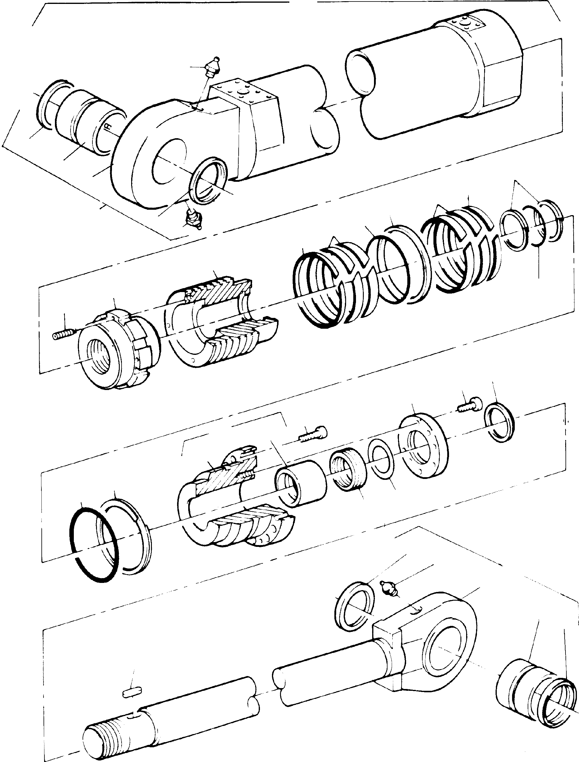 Комплект уплотнений - piston fig-nos: 15-20 691 744 KOMATSU