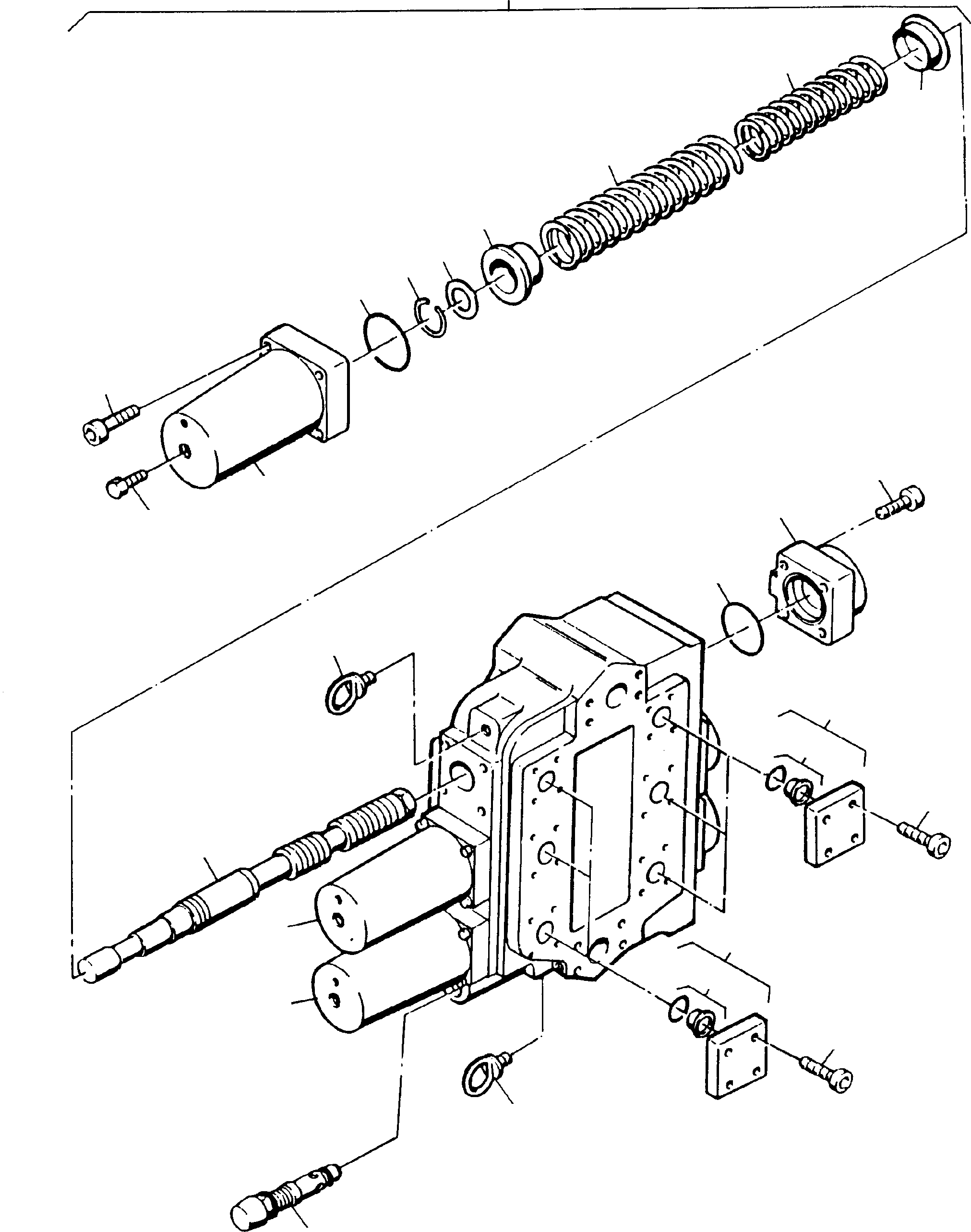 Control block 515 138 40 KOMATSU