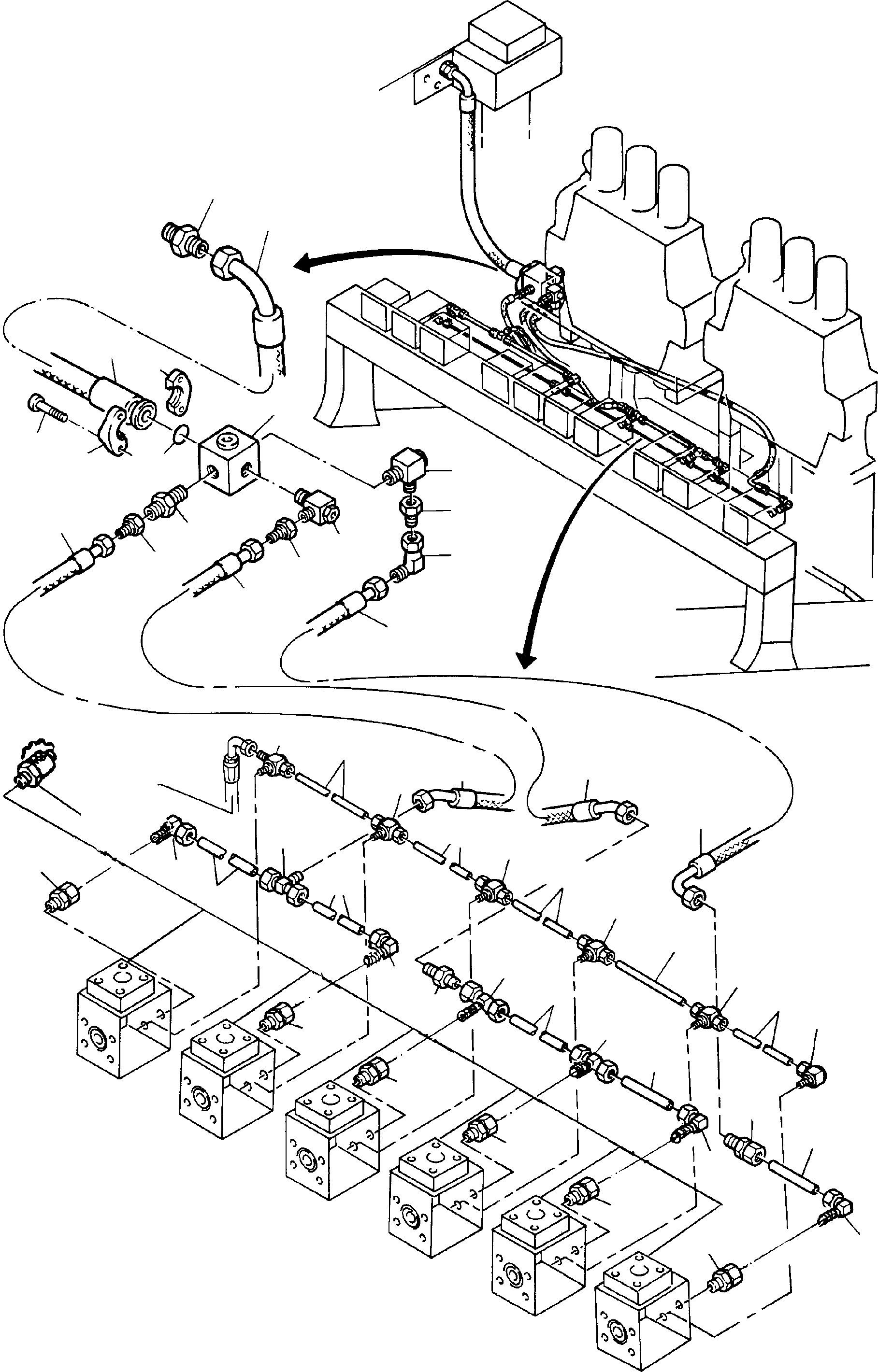 соединительный штуцер 006 910 98 KOMATSU