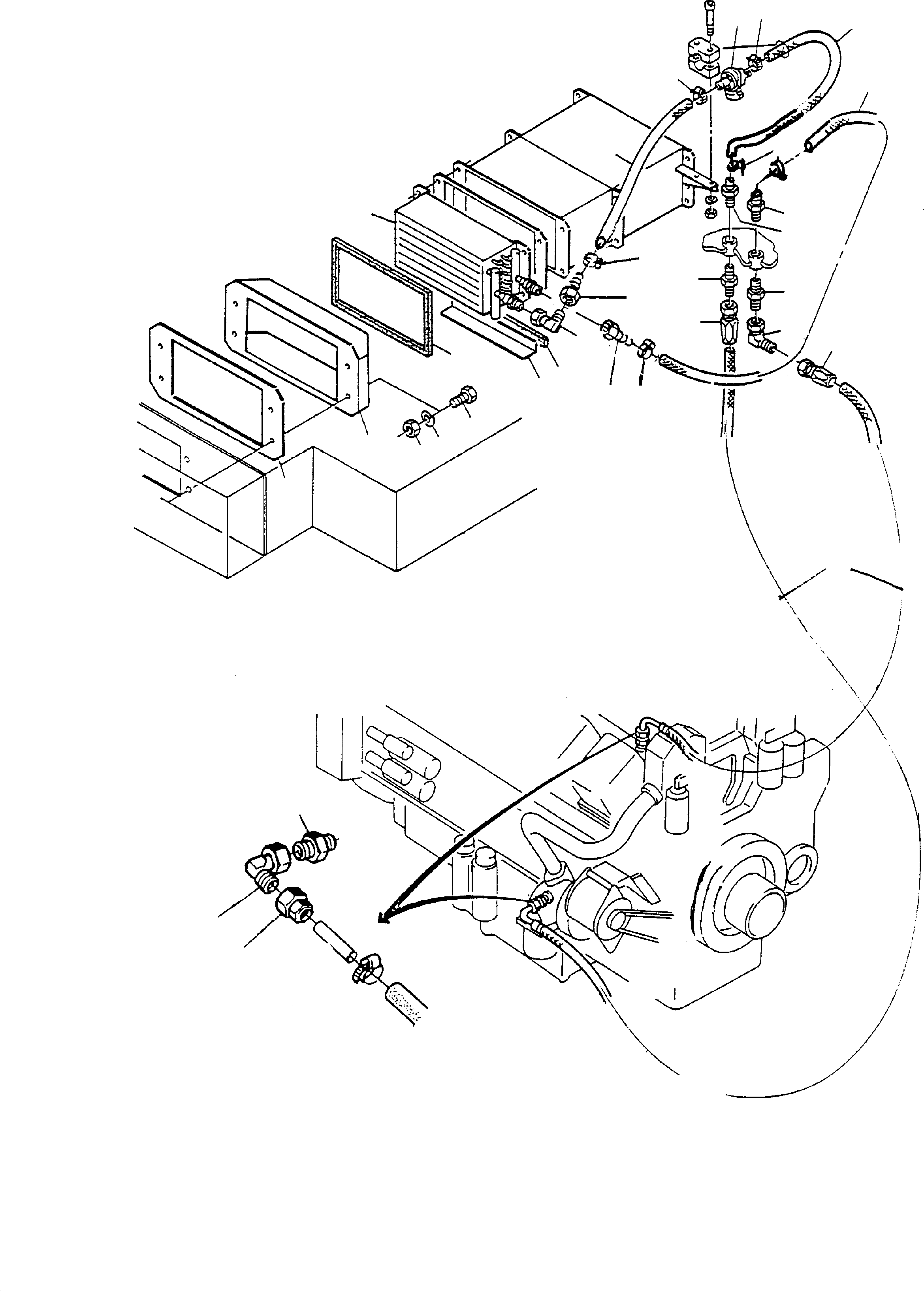 Air intake 461 357 40 KOMATSU