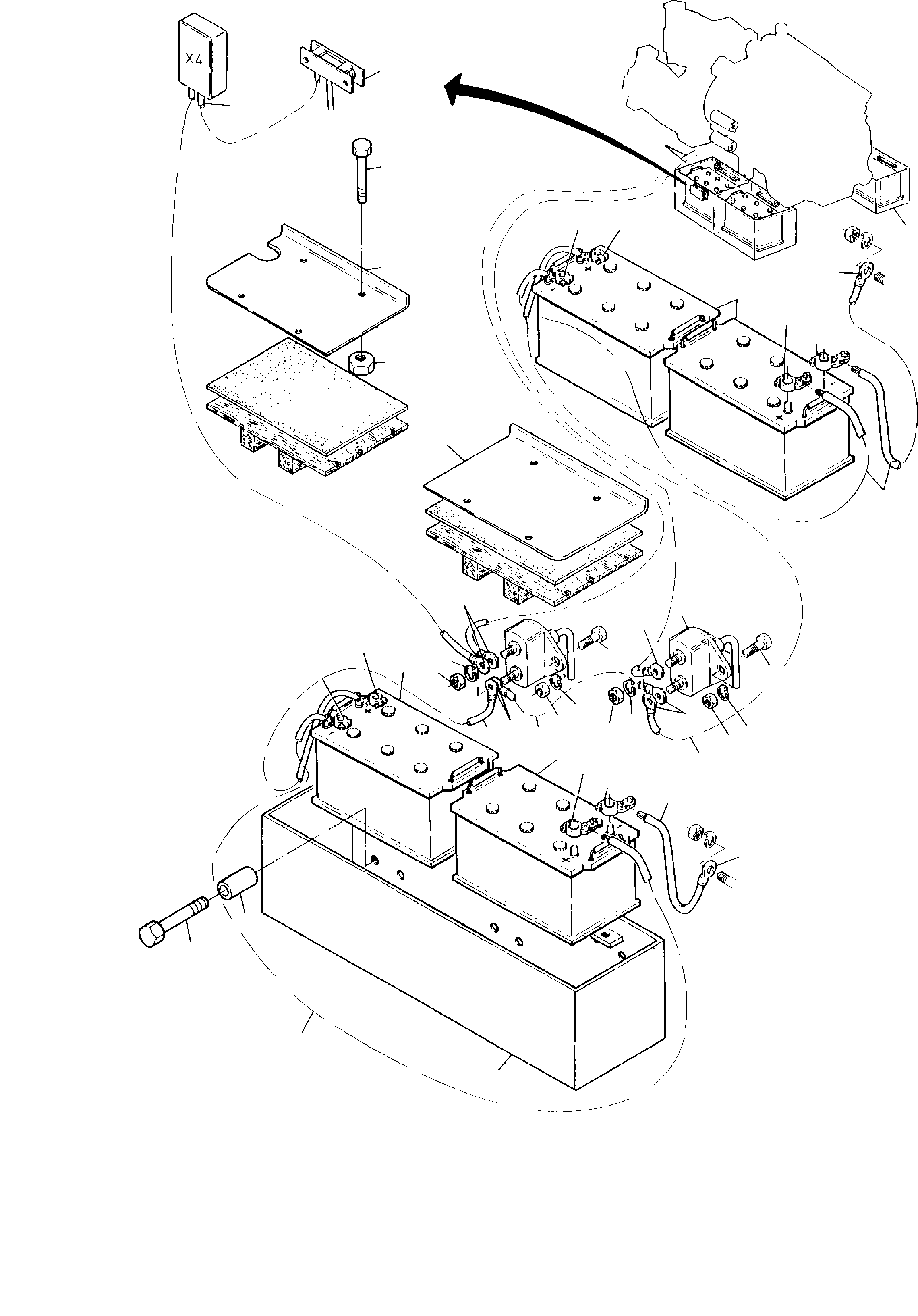 Battery cable Bulk ware, state length required 471 668 99 KOMATSU
