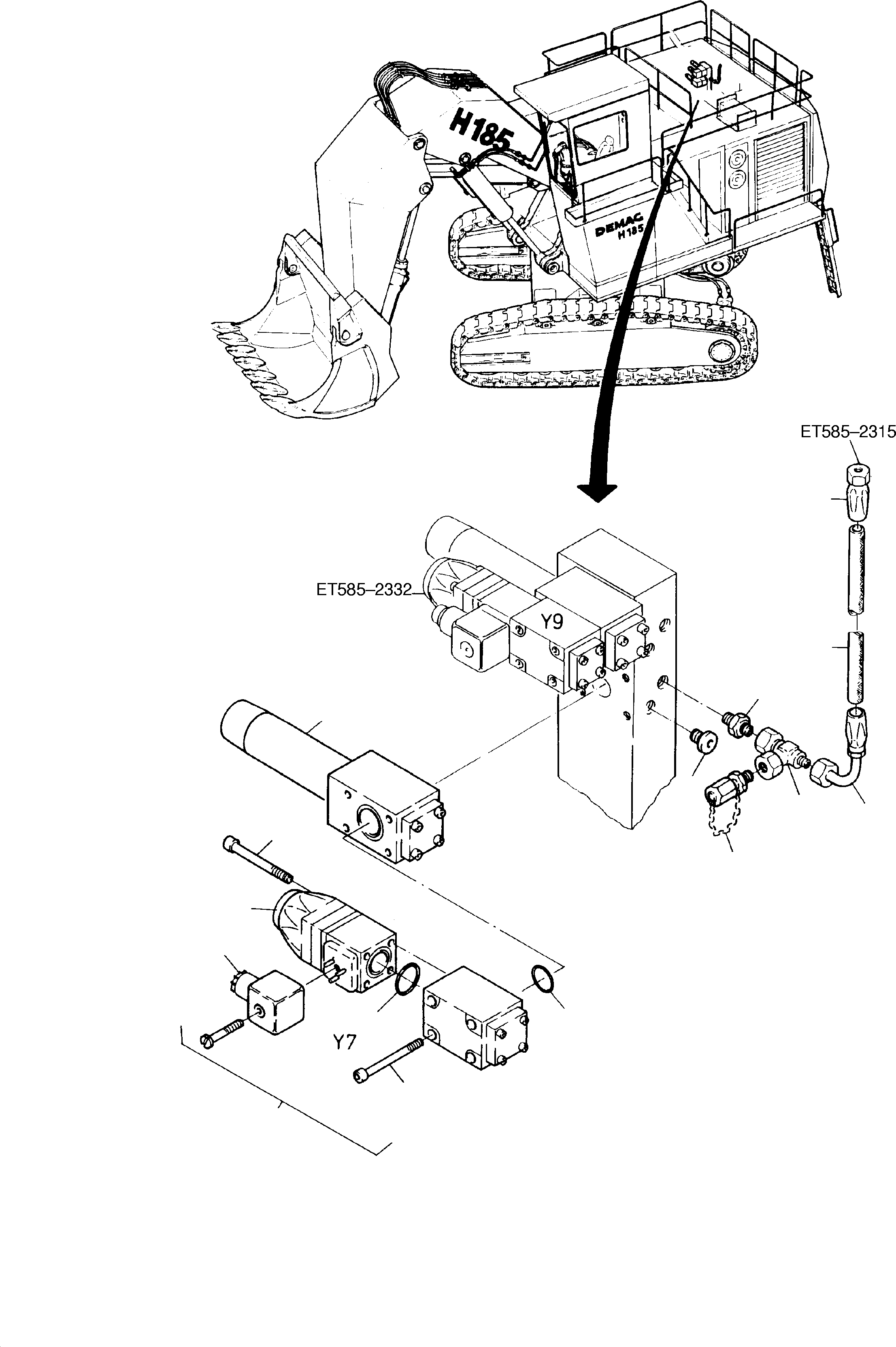 Фитинги шланга 269 294 40 KOMATSU