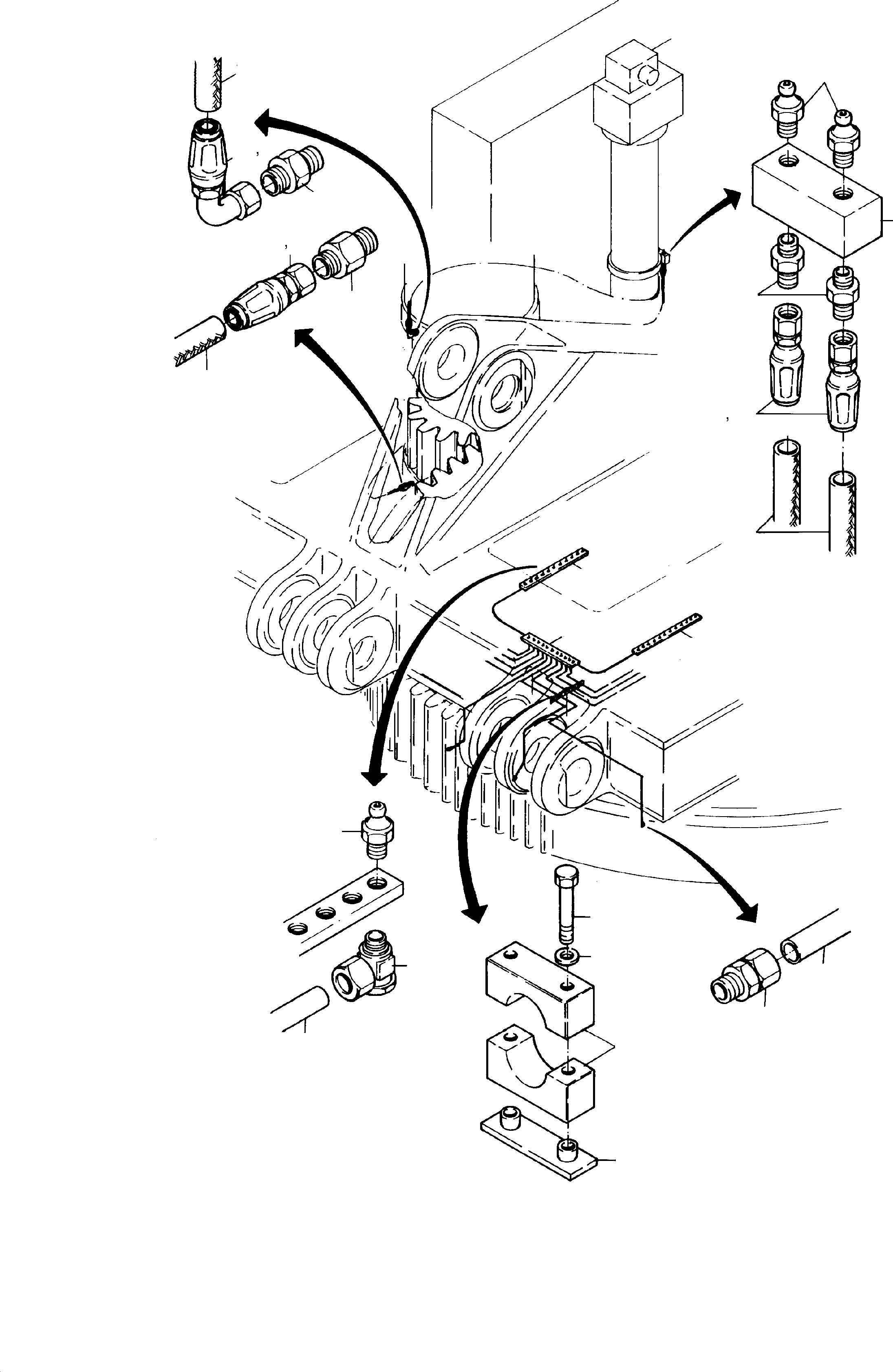 Lube rail 489 212 40 KOMATSU