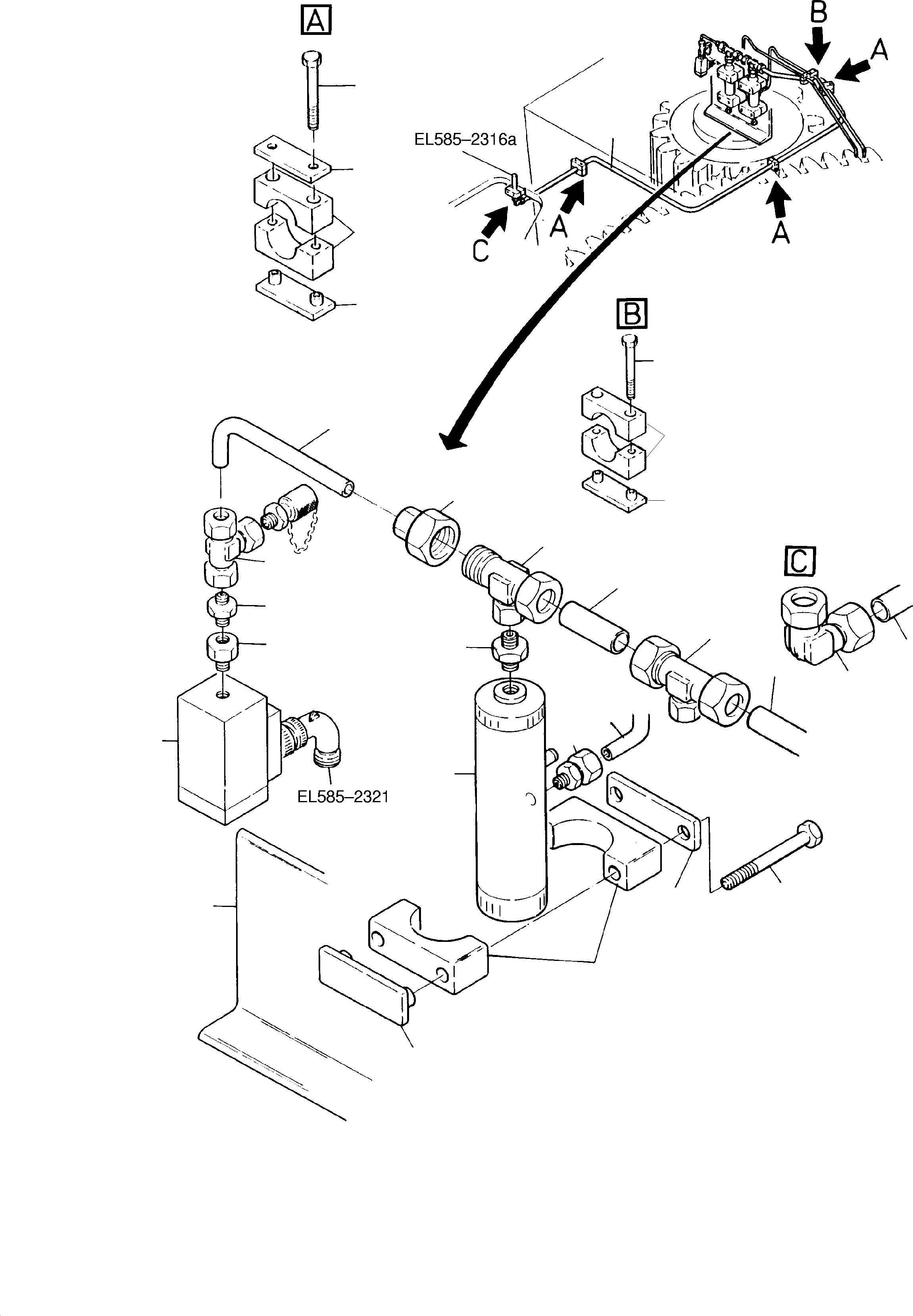 Test union 005 452 98 KOMATSU