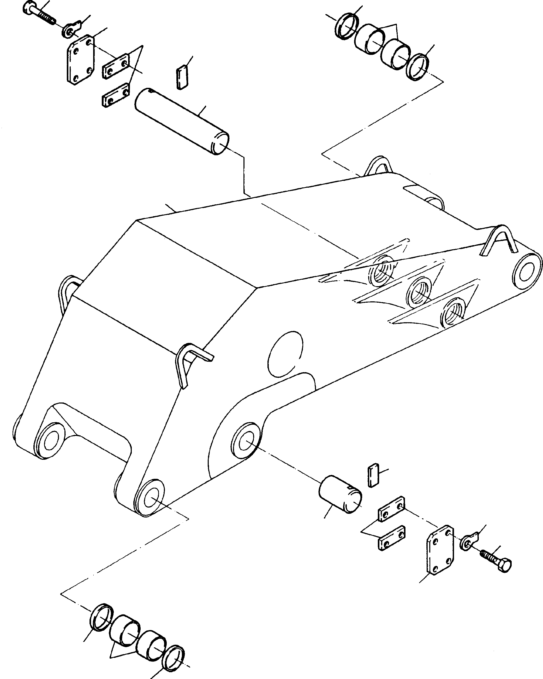 Lube rail 261 481 40 KOMATSU