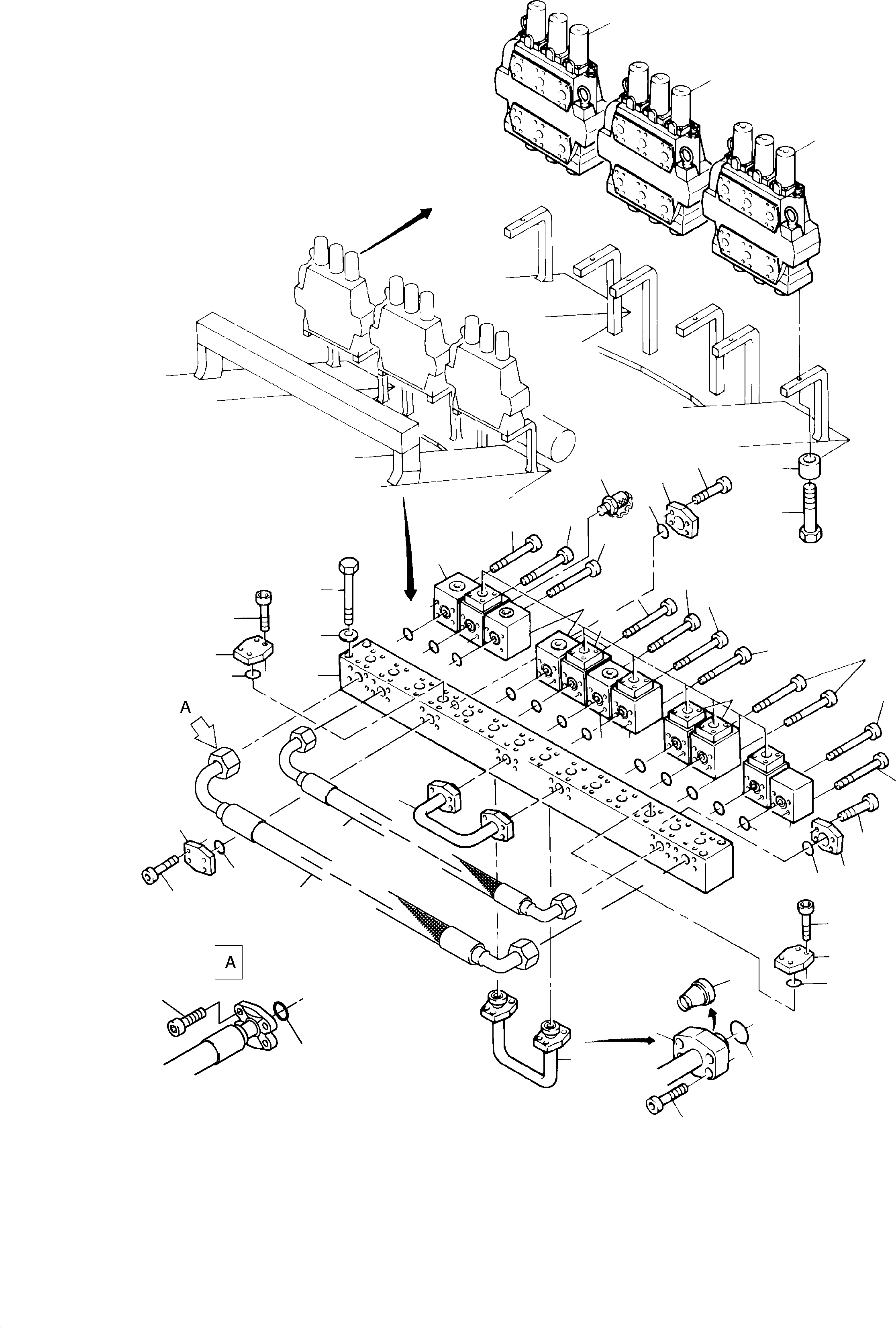 Соединительный блок 575 025 40 KOMATSU