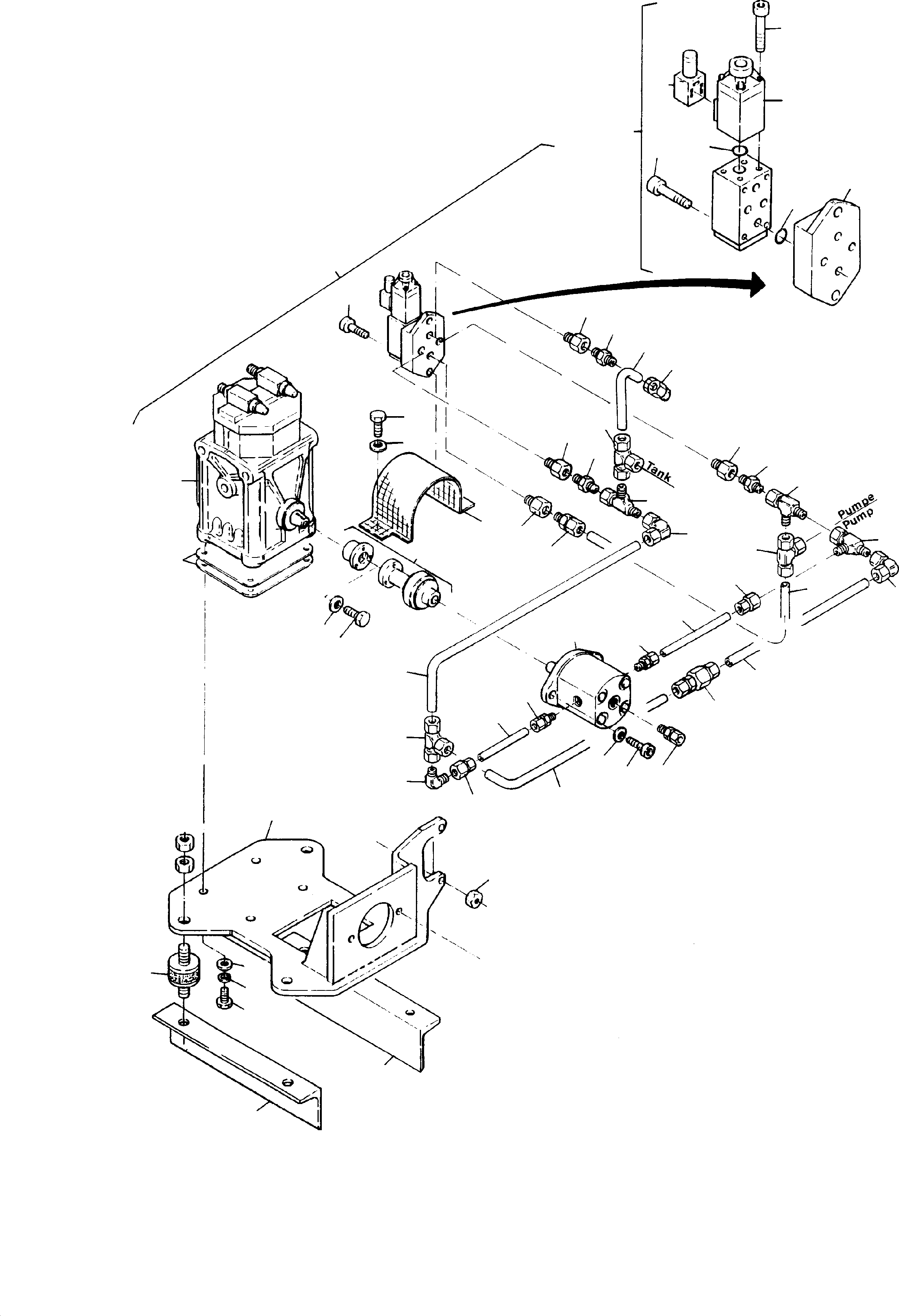 Hydr.-motor 461 008 40 KOMATSU