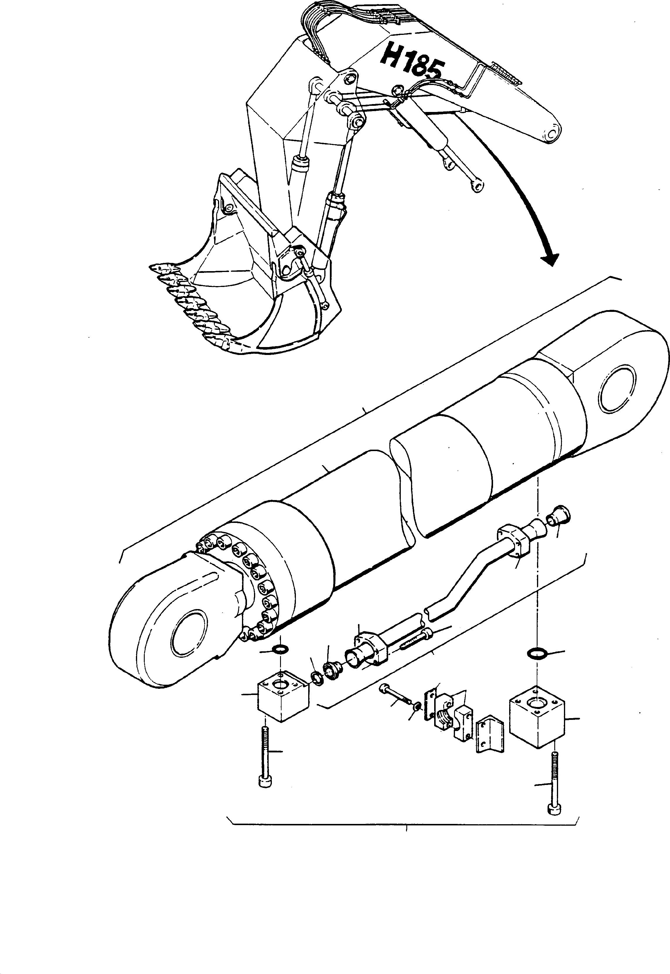 Pipes consist. of fig-nos: 04 - 19 538 161 40 KOMATSU