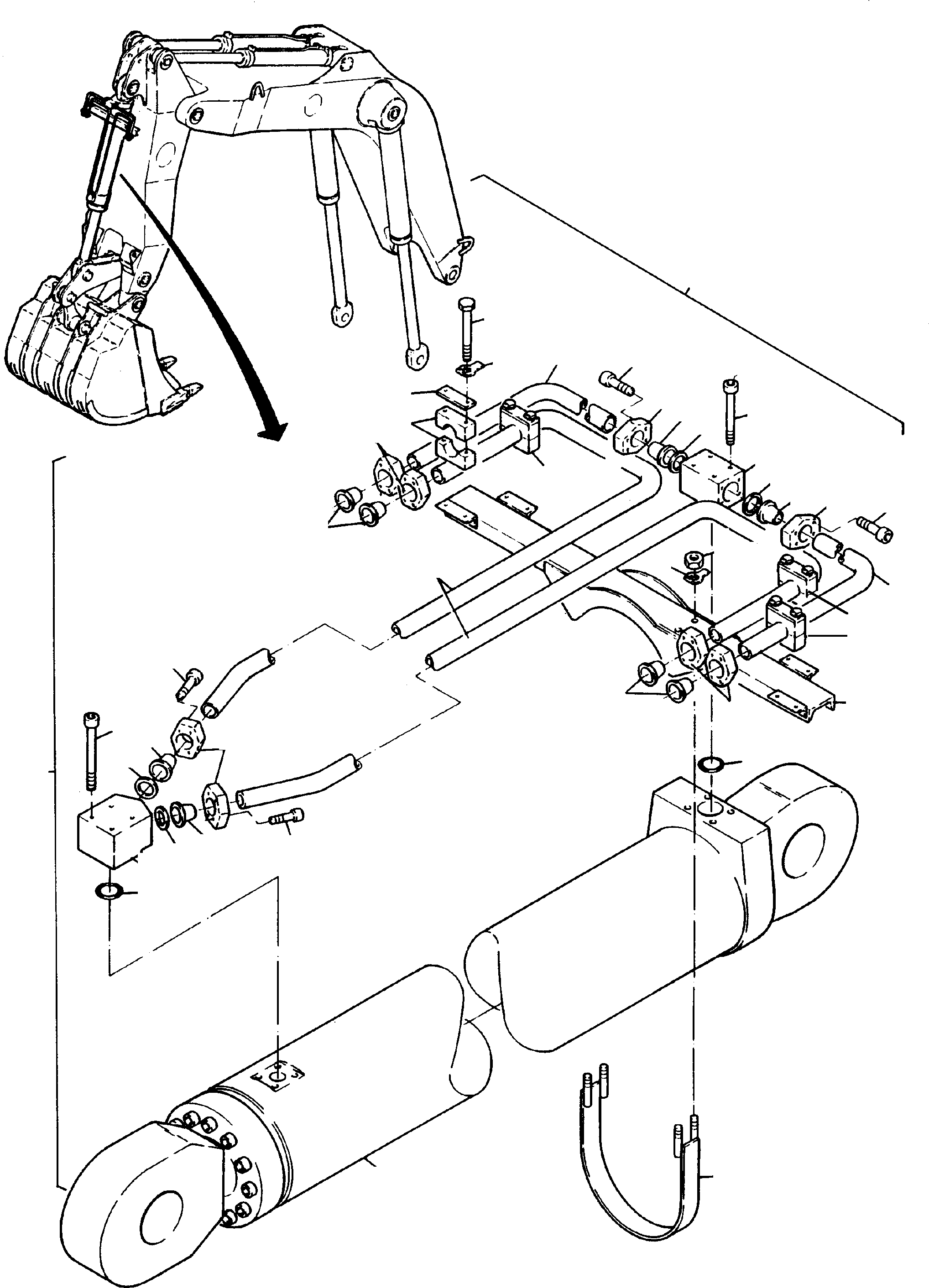 Переходник 494 196 40 KOMATSU