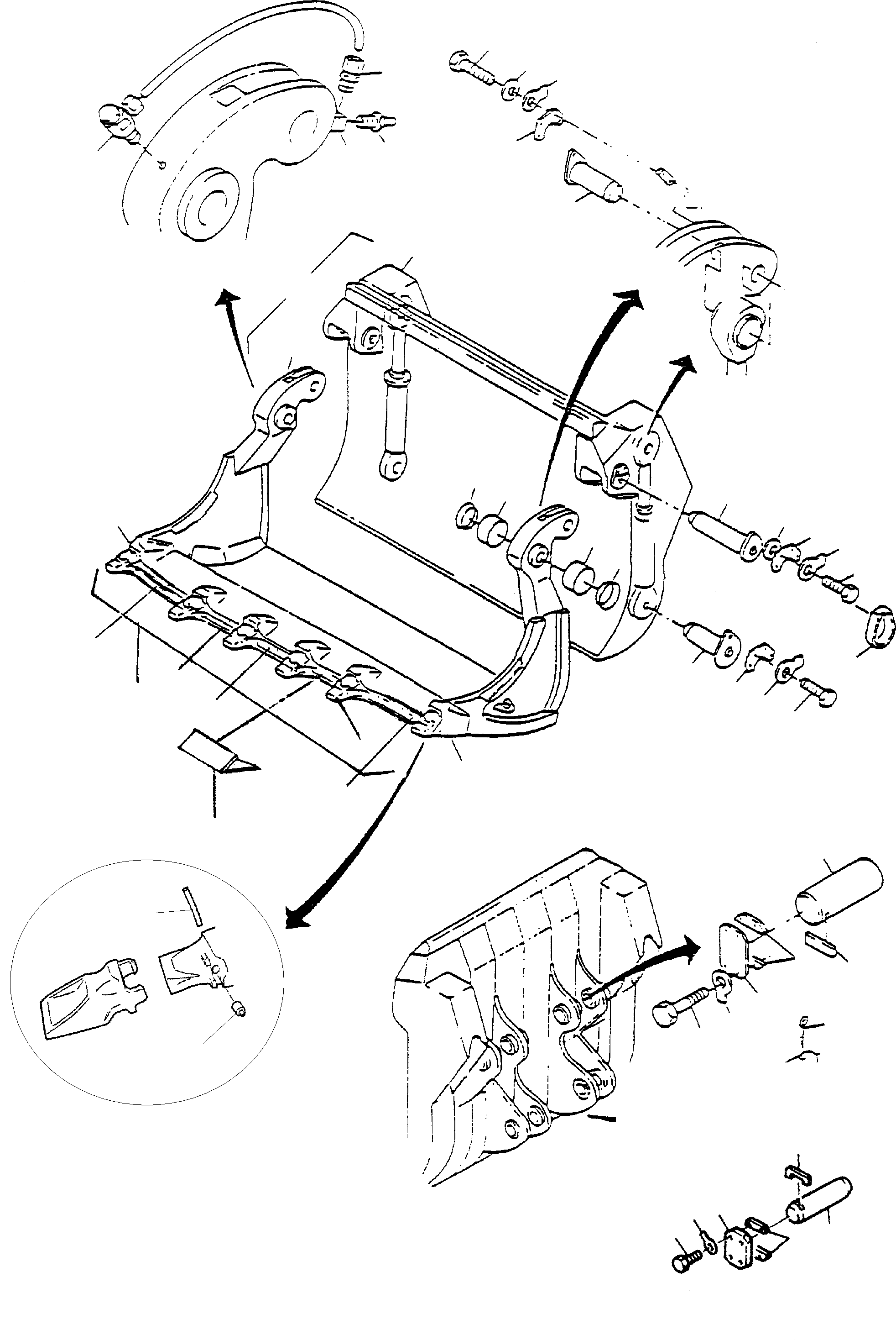 Tooth adapter 490 882 40 KOMATSU