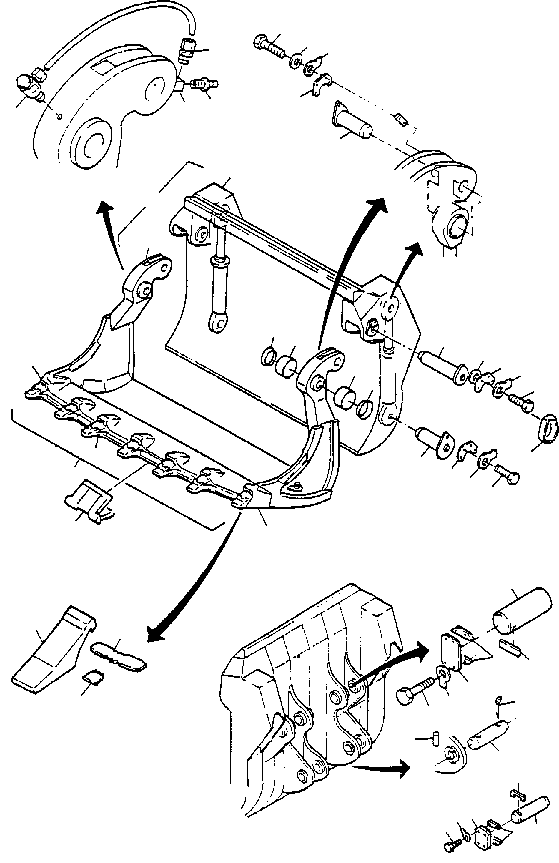 Lip incl. fig-nos: 51-53 541 360 40 KOMATSU